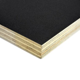 9mm High Quality Birch Wood Panels with Blue Textured PVC Laminate and Black Backing