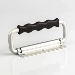 Aluminium Un-Sprung Surface Mount Chest Handle with Moulded Grip