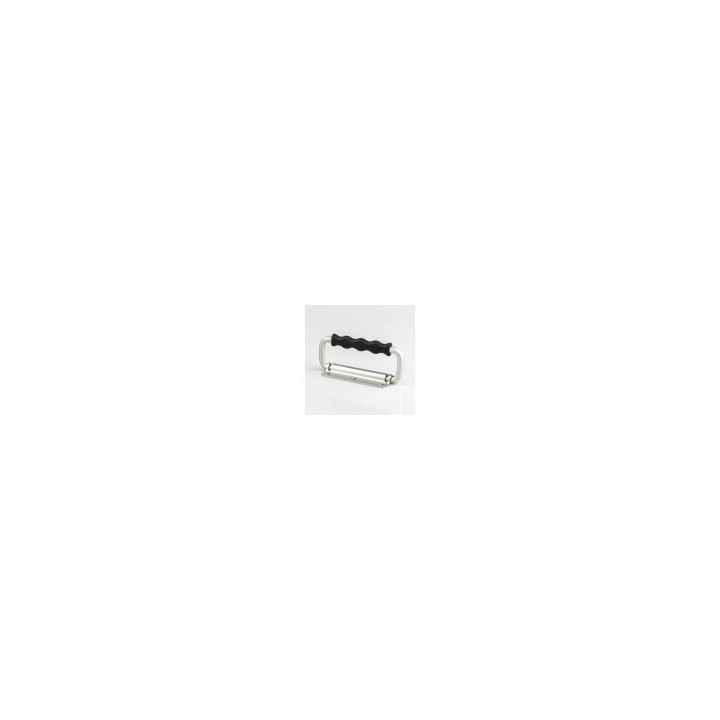Aluminium Un-Sprung Surface Mount Chest Handle with Moulded Grip
