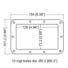 Backplate for H7150Z Handles