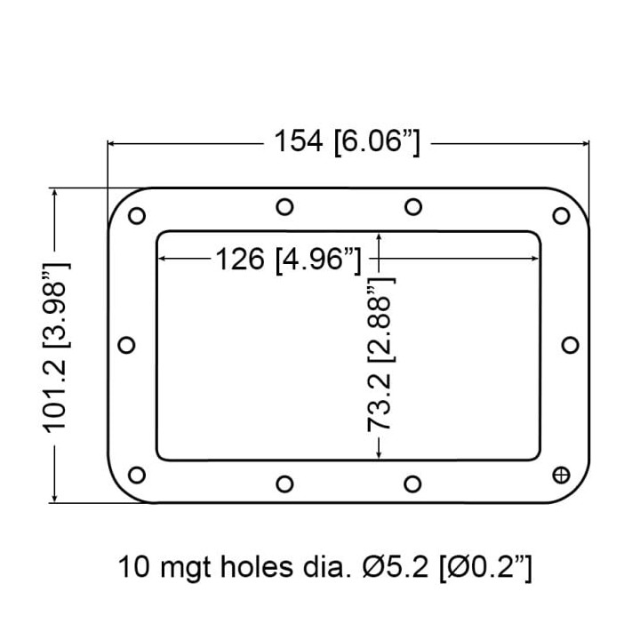 Backplate for H7150Z Handles