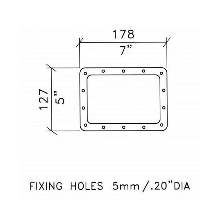Backplate For H7165 Large Handle Series