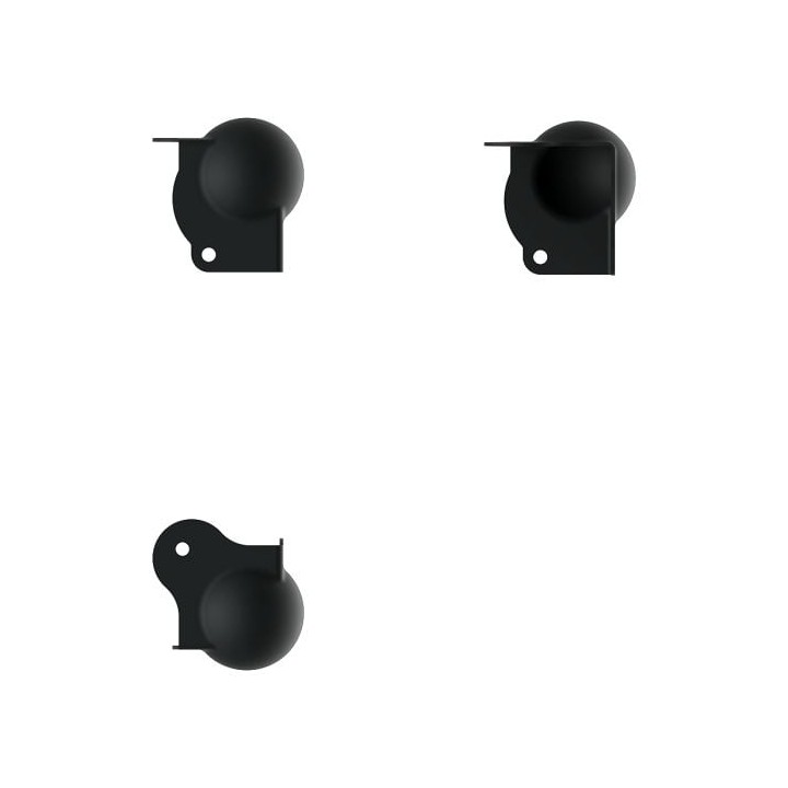 Black Brace Ball Corner with 0.8mm Radius