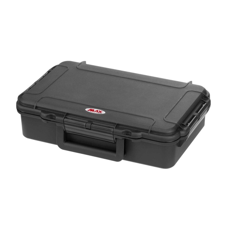 Black, cubed foam, INT 316x195xH81(16+65)mm, EXT 350x230xH86mm, 0,58kg, 4,99L