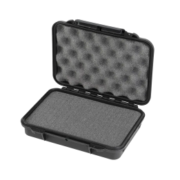 Black, cubed foams, INT 212x82xH47(14+33)mm, EXT 230x175xH53mm, 0,278kg, 1,39L