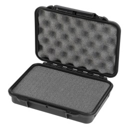 Black, cubed foams, INT 212x82xH47(14+33)mm, EXT 230x175xH53mm, 0,278kg, 1,39L
