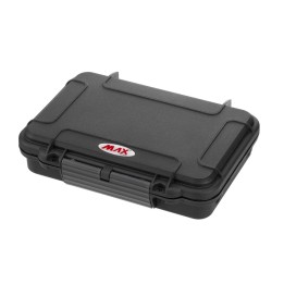 Black, cubed foams, INT 212x82xH47(14+33)mm, EXT 230x175xH53mm, 0,278kg, 1,39L