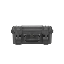 Black, cubed foams, INT 300x225xH132(33+99)mm, EXT 336x300xH148mm, 1,76kg, 8,91L
