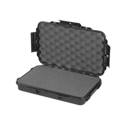 Black, cubed foams, INT 316x195xH53(16+37)mm, EXT 350x230xH59mm, 0,52kg, 3,26L