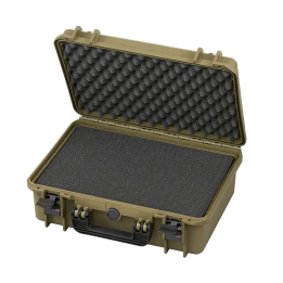 Black, cubed foams, INT 426x290xH159(45+114)mm, EXT 464x366xH176mm, 3,08kg, 19,64L