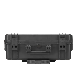 Black, cubed foams, INT 500x350xH194(58+136)mm, EXT 555x445xH258mm, 5,54kg, 33,95L