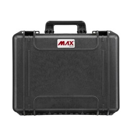 Black, cubed foams, INT 465x335xH220(40+180)mm, EXT 502x415xH246mm, 3,96kg, 34,27L