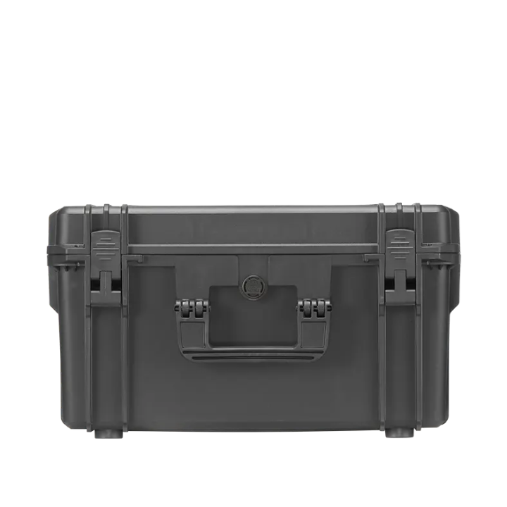 Black, cubed foams, INT 500x350xH280(58+222)mm, EXT 555x428xH306mm, 5,84kg, 49L