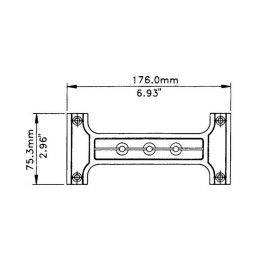 Black Die-Cast Aluminium Handle to fit Cabinet Handles