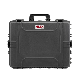 Black, cubed foams, INT 538x405xH190(50+140)mm, EXT 594x473xH215mm, 5,38kg, 41,4L