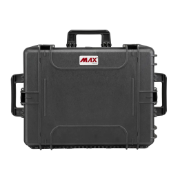 Black, cubed foams, INT 538x405xH245(50+195)mm, EXT 594x473xH270mm, 6,14kg, 53,38L