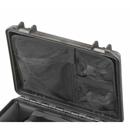 Black, Document pouch with lid organizer for MAX380