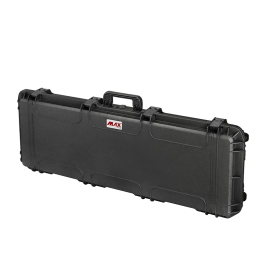 Black, cubed foams, INT 1100x370xH140(45+95)mm, EXT 1177x450xH158mm, 8,8kg, 56,98L