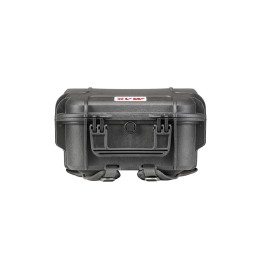 Black, empty Hard-shell backpack  INT. 484 x 315 x H158 (79,6 + 121,5)mm,  EXT 544 x 408 x 215,5 mm, 3,44 kg, 30L