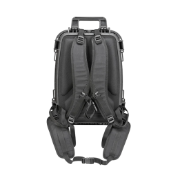 Black, empty Hard-shell backpack  INT. 484 x 315 x H158 (79,6 + 121,5)mm,  EXT 544 x 408 x 215,5 mm, 3,44 kg, 30L