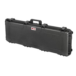 Black, convoluted foams, INT 1100x370xH140(45+95)mm, EXT 1177x450xH158mm, 7,92kg, 56,98L