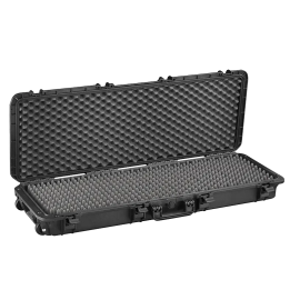 Black, convoluted foams, INT 1100x370xH140(45+95)mm, EXT 1177x450xH158mm, 7,92kg, 56,98L