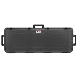 Black, convoluted foams, INT 1100x370xH140(45+95)mm, EXT 1177x450xH158mm, 7,92kg, 56,98L