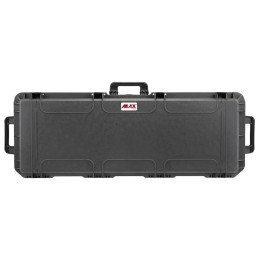 Black, cubed foam, INT 1100x370xH330(45+285)mm, EXT 1177x450xH348mm, 13,3kg, 130L
