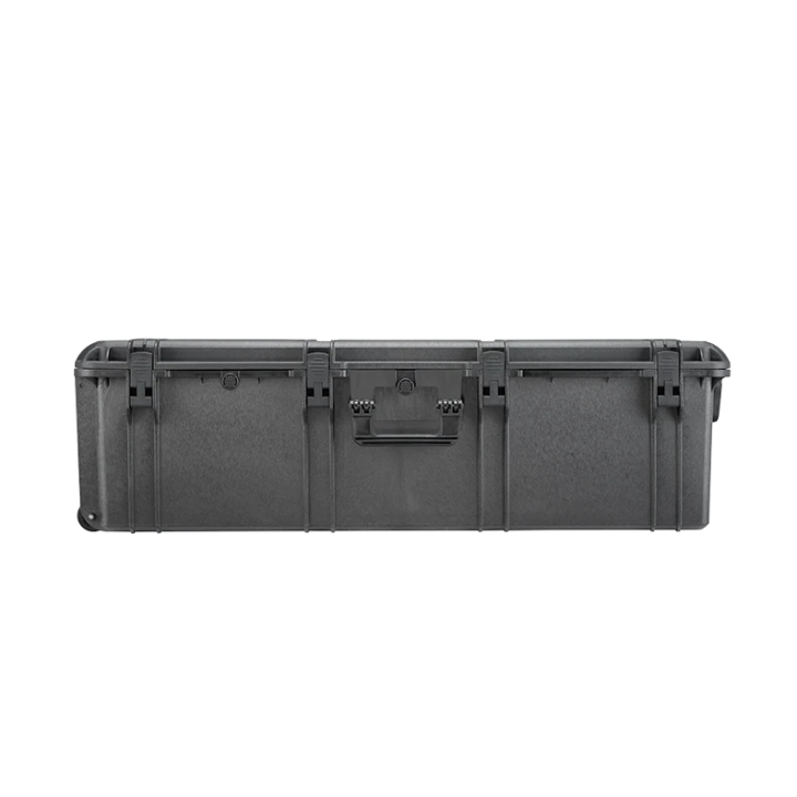 Black, cubed foam, INT 1100x370xH330(45+285)mm, EXT 1177x450xH348mm, 13,3kg, 130L