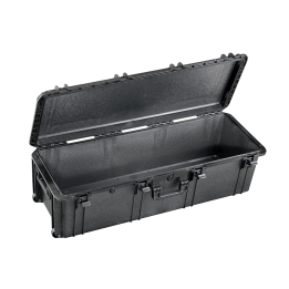 Black, empty, INT 1100x370xH330(45+285)mm, EXT 1177x450xH348mm, 11kg, 130L