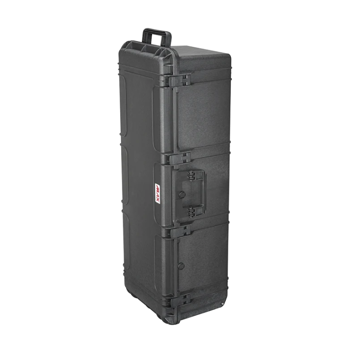 Black, empty, INT 1100x370xH330(45+285)mm, EXT 1177x450xH348mm, 11kg, 130L