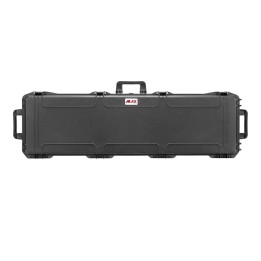 Black, cubed foams, INT 1350x370xH150(45+105)mm, EXT 1420x440xH168mm, 9,45kg, 75L
