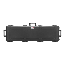 Black, cubed foams, INT 1350x370xH150(45+105)mm, EXT 1420x440xH168mm, 9,45kg, 75L