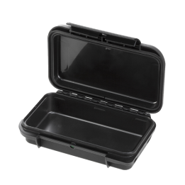 Black, empty, INT 157x115xH41(12+29)mm, EXT 175x115xH47mm, 0,14kg, 0,527L