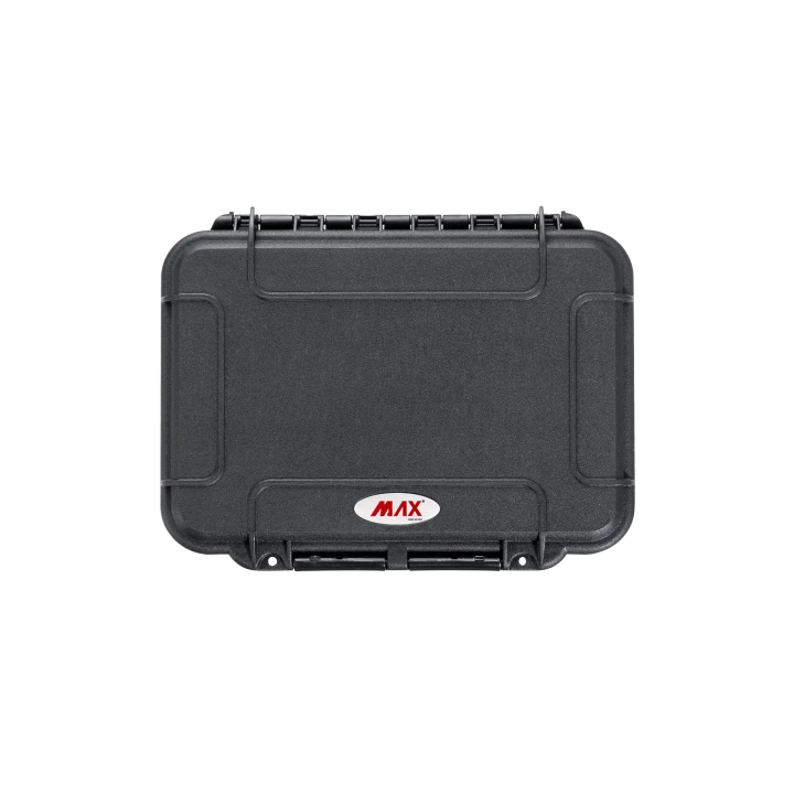 Black, empty, INT 212x82xH47(14+33)mm, EXT 230x175xH53mm, 0,26kg, 1,39L