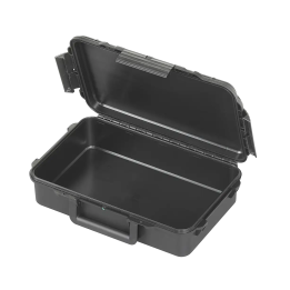 Black, empty, INT 316x195xH81(16+65)mm, EXT 350x230xH86mm, 0,54kg, 4,99L
