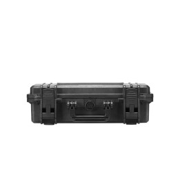 Black, High Density cubed foams, INT 380x270xH115(36+79)mm, EXT 414x345xH129mm, 11,8L