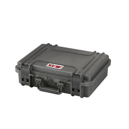 Black, cubed foams, INT 380x270xH115(36+79)mm, EXT 414x345xH129mm, 2,28kg, 11,8L