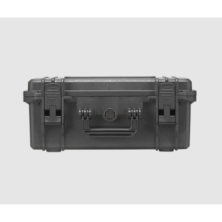 Black, High Density cubed foams, INT 380x270xH160(36+124)mm, EXT 414x345xH174mm, 16,4L