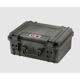 Black, High Density cubed foams, INT 380x270xH160(36+124)mm, EXT 414x345xH174mm, 16,4L