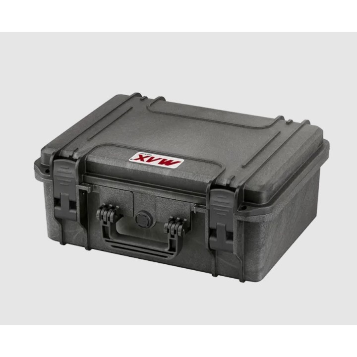 Black, High Density cubed foams, INT 380x270xH160(36+124)mm, EXT 414x345xH174mm, 16,4L