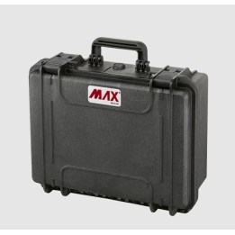 Black, High Density cubed foams, INT 380x270xH160(36+124)mm, EXT 414x345xH174mm, 16,4L
