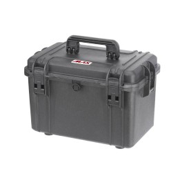 Black, High Density cubed foams, INT 400x230xH260(47,5+212,5)mm, EXT 456x290xH318mm, 22L