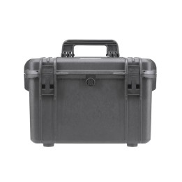 Black, High Density cubed foams, INT 400x230xH260(47,5+212,5)mm, EXT 456x290xH318mm, 22L