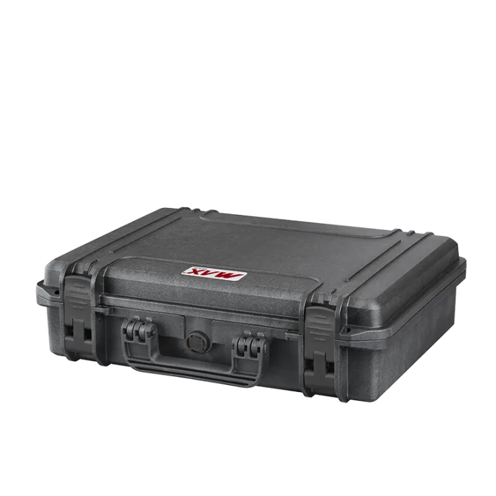 Black, cubed foams, INT 465x335xH125(40+85)mm, EXT 502x415xH141mm, 2,9kg, 19,47L