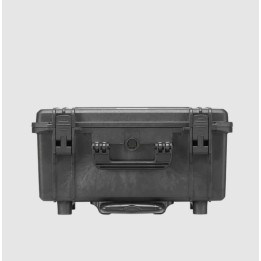 Black, High Density cubed foams + trolley, INT 465x335xH220(40+180)mm, EXT 502x422xH267mm, 34,27L