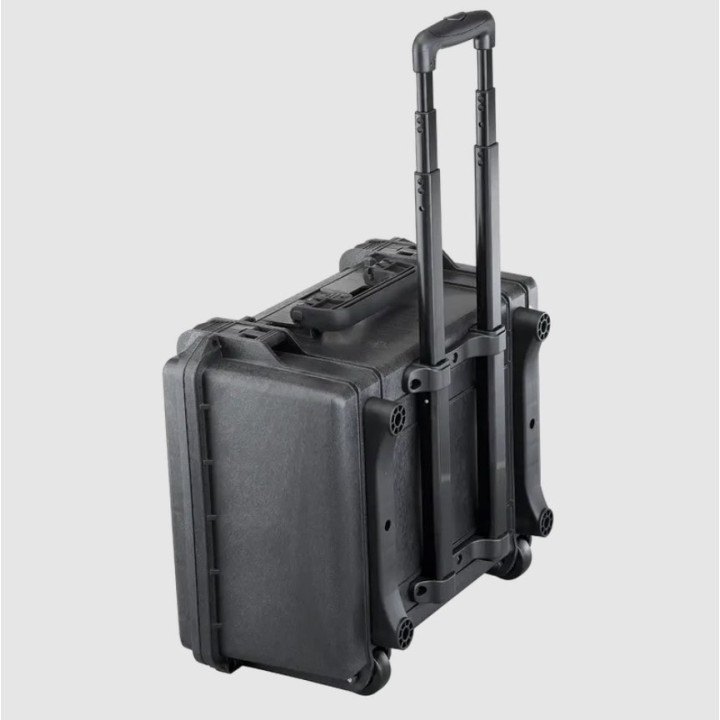 Black, High Density cubed foams + trolley, INT 465x335xH220(40+180)mm, EXT 502x422xH267mm, 34,27L