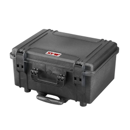 Black, cubed foams + trolley, INT 465x335xH220(40+180)mm, EXT 502x422xH267mm, 4,98kg, 34,27L
