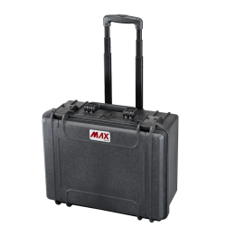 Black, cubed foams + trolley, INT 465x335xH220(40+180)mm, EXT 502x422xH267mm, 4,98kg, 34,27L