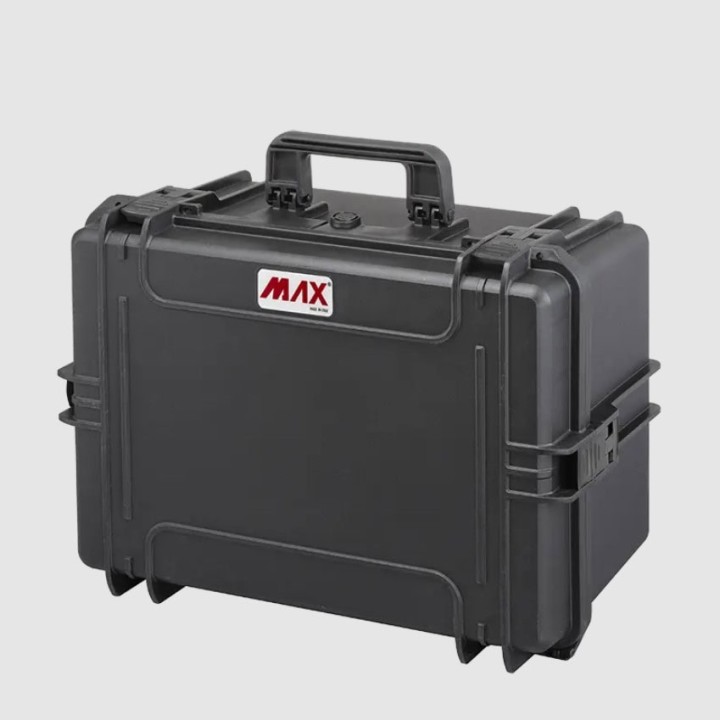 Black, empty, INT 500x350xH280(58+222)mm, EXT 555x428xH306mm, 5,1kg, 49L